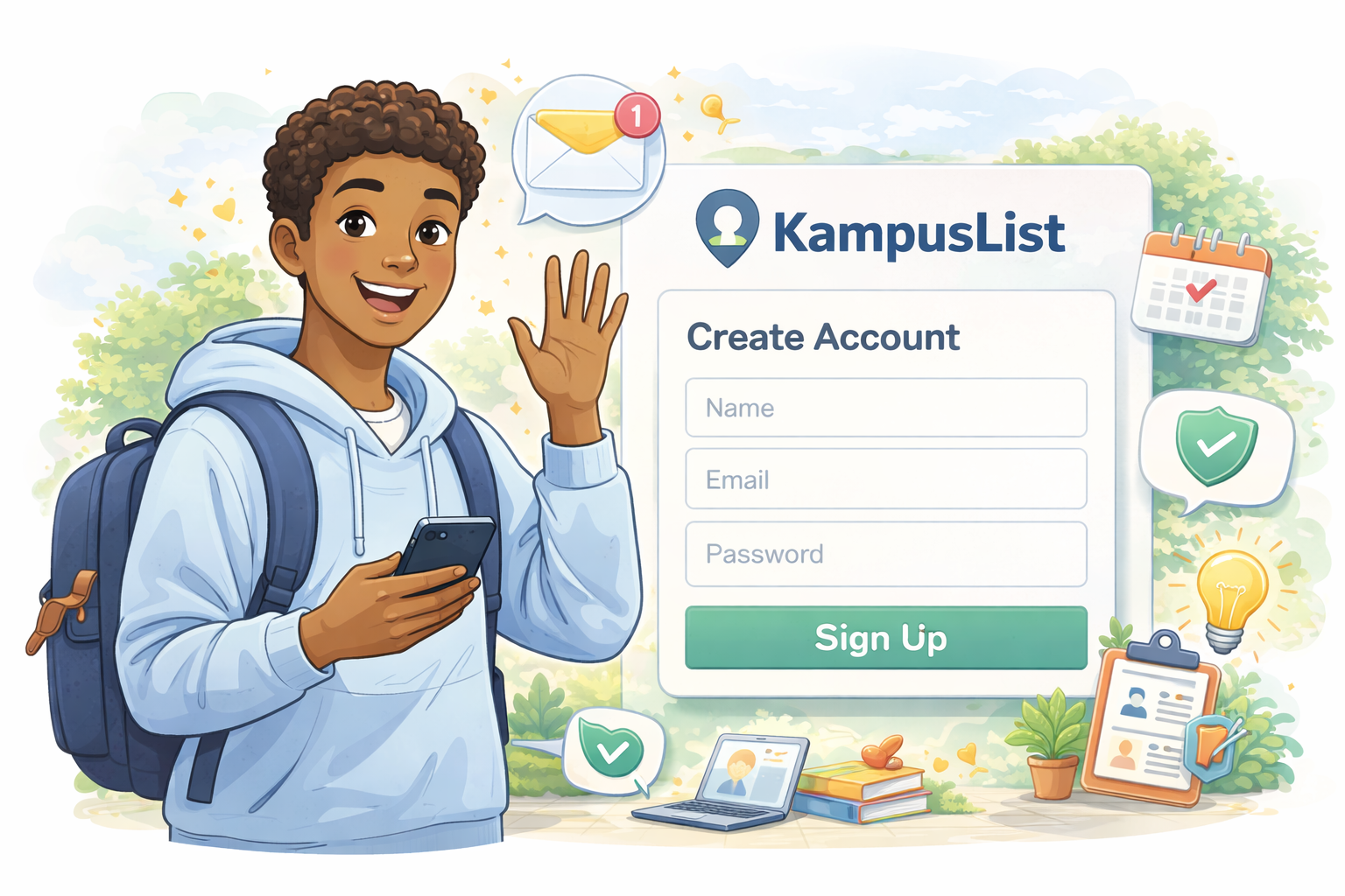 kampuslist_signup